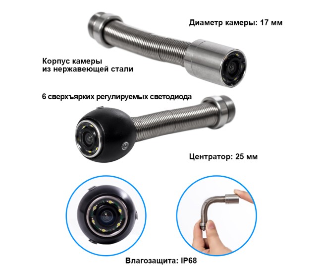 Система телеинспекции для труб Саламандра-LCE